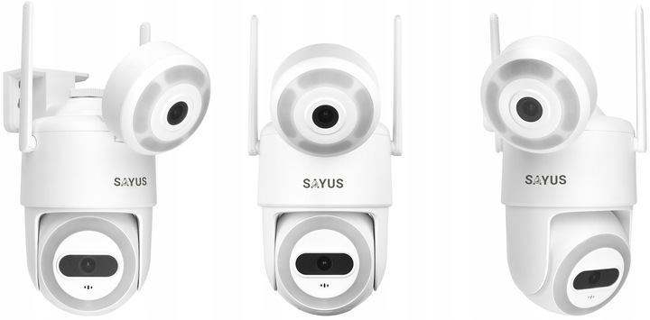 OBROTOWA KAMERA ZEWNĘTRZNA IP WIFI ICSEE ZOOM DWA OBIEKTYWY ULTRA HD 3MPx