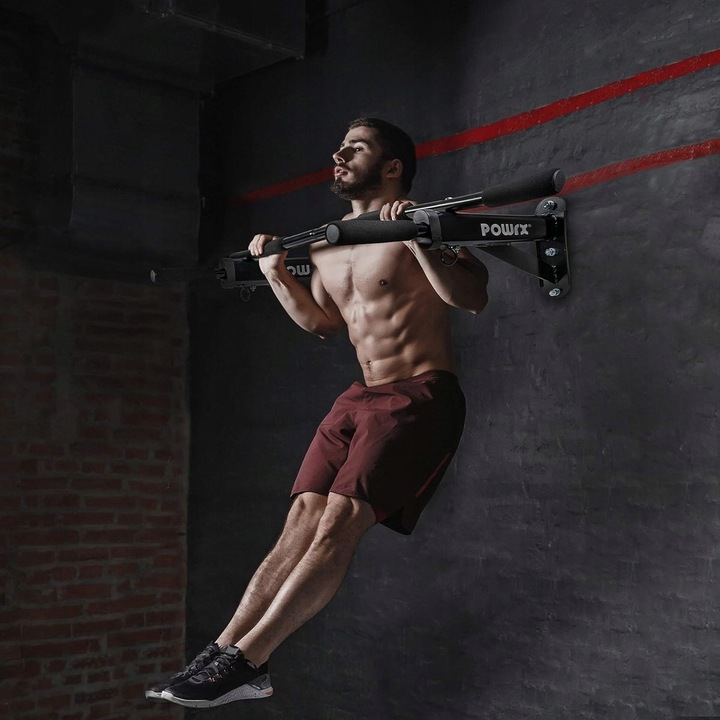 Wielofunkcyjny drążek do podciągania ćwiczeń do ściany 6 uchwytów