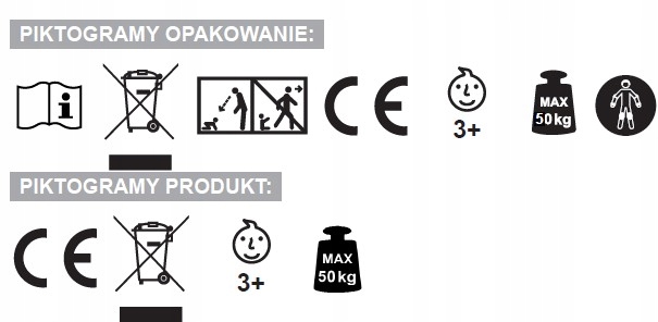 Hulajnoga LED KIDWELL Lumo balansowa świecące koła 3+ do 50 kg składana