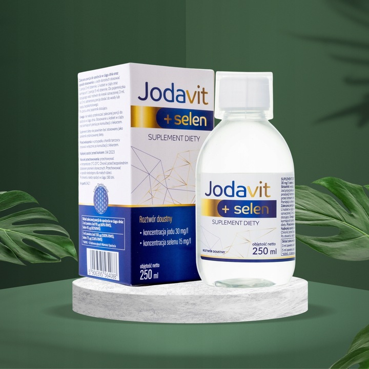 JOD + selen JODAVIT 250 ml Jodavita PŁYN na tarczycę jodek potasu tarczyca