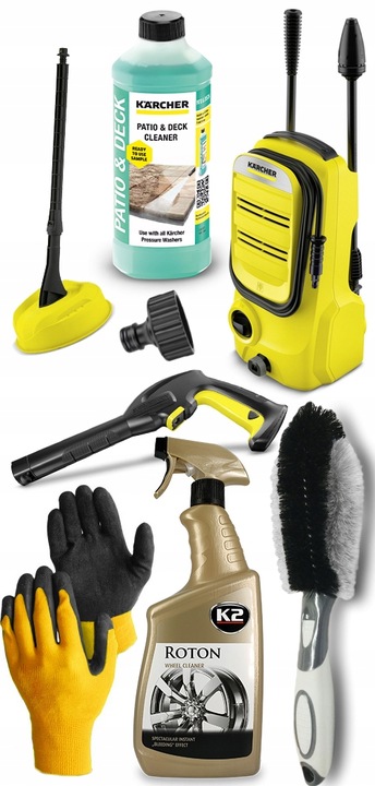 MYJKA CIŚNIENIOWA KARCHER K 2 COMPACT HOME DO FELG ZESTAW T-RACER BASIC