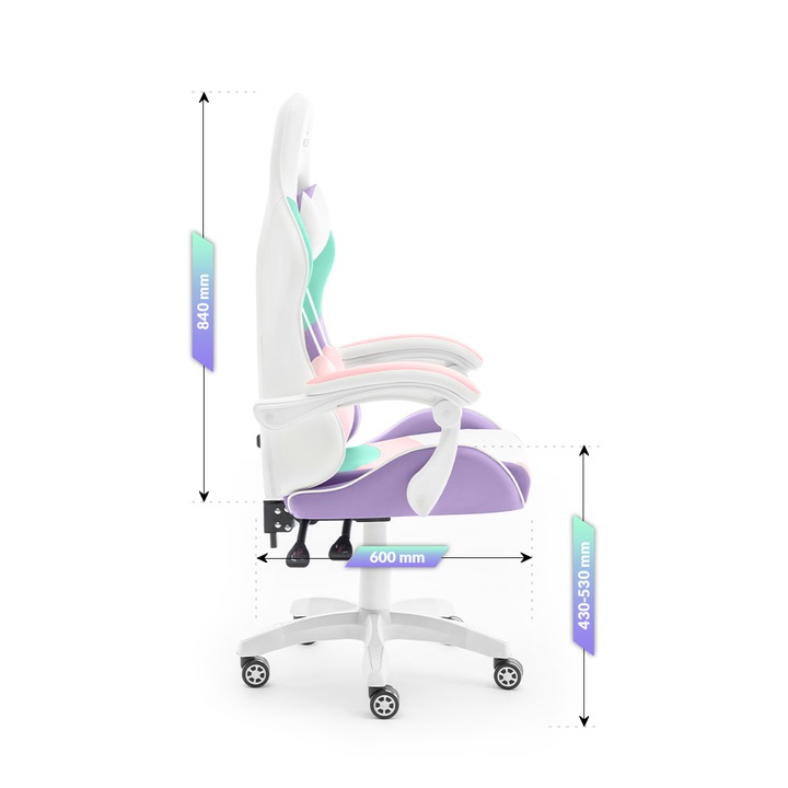 FOTEL GAMINGOWY DLA GRACZA BIUROWY HELL'S