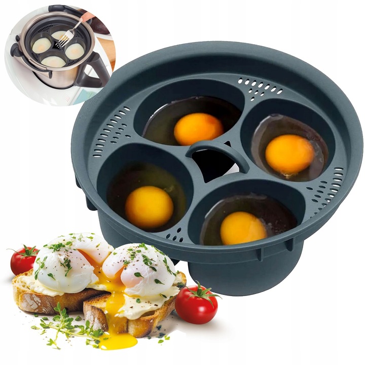 Gotowanie jajek w koszulkach/na parze Thermomix TM7 TM6 TM5 TM31 steamEGGS