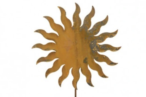 Słońce dekoracja metalowa do ogrodu 117 cm