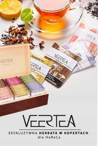 Herbata VEERTEA zestaw 128 saszetek z 16 smaków, 8 saszetek z każdego smaku