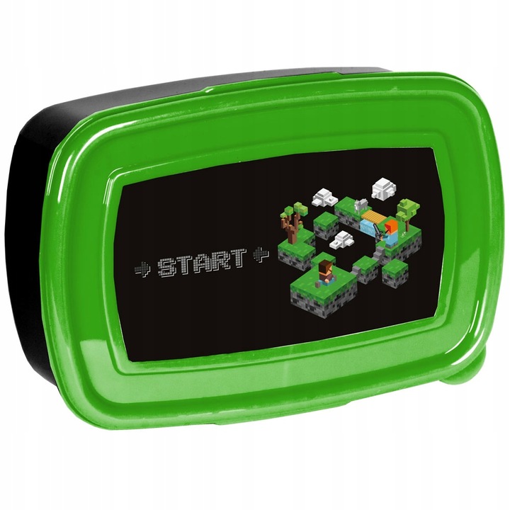 TORNISTER PLECAK SZKOLNY PIÓRNIK WOREK ZESTAW ŚNIADANIOWY PIKSELE