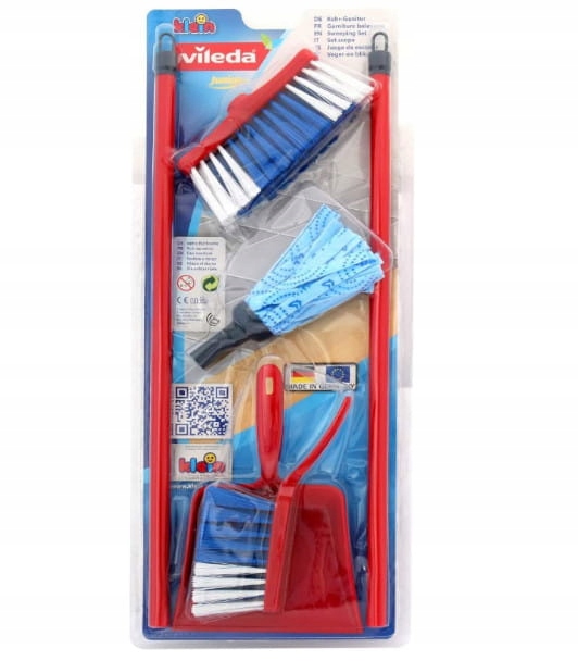 KLEIN ZESTAW DO SPRZĄTANIA VILEDA SZCZOTKA MIOTŁA MOP ZMIOTKA 3+