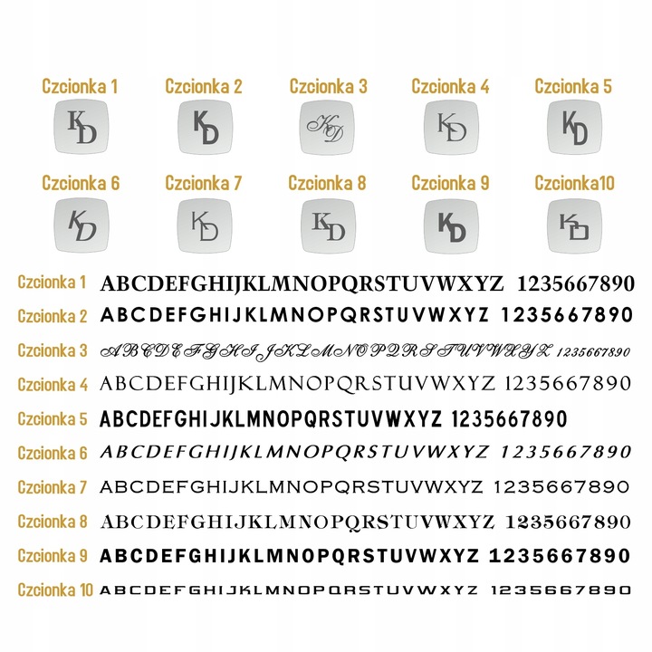 Srebrne spinki do mankietów z inicjałami | ZaNa