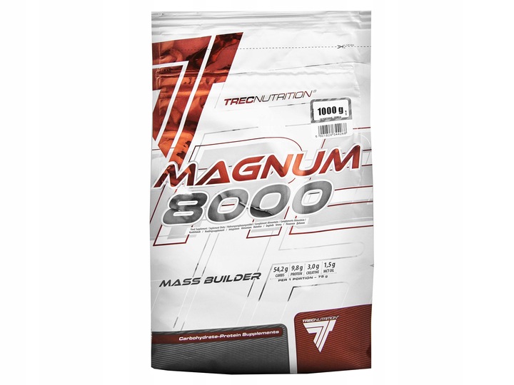 TREC MAGNUM 8000 1000g MEGA MOCNY GAINER NA MASĘ !