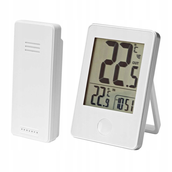 Termometr Marquant bezprzewodowy czarny