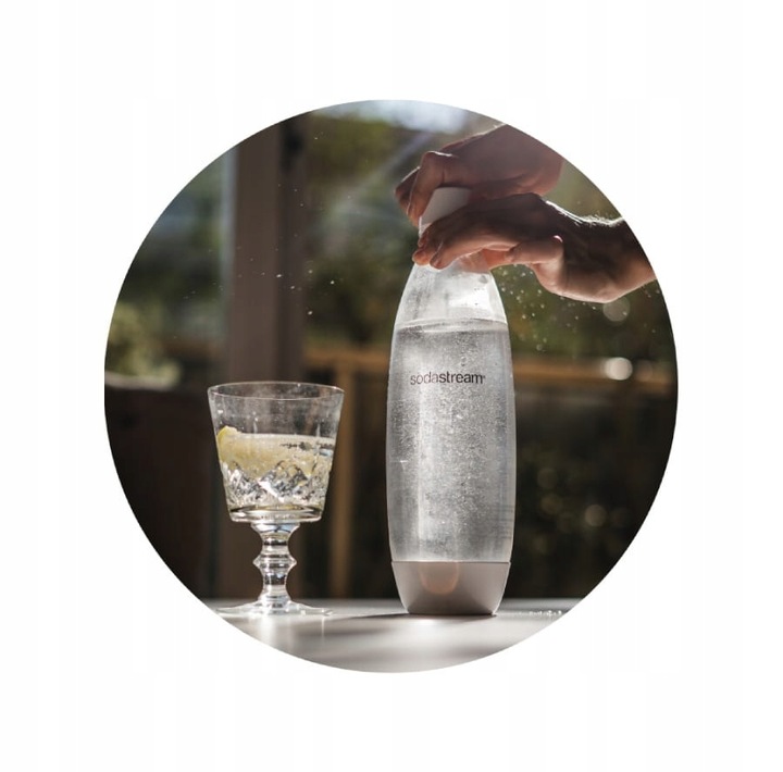 SodaStream Butelka na wodę FUSE 1L - do zmywarki czarna