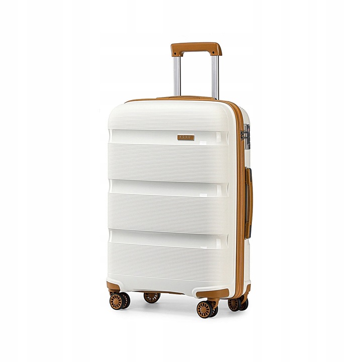 Jasna walizka PP z twardą skorupą Bagaż kabinowy ręczny z zamkiem TSA