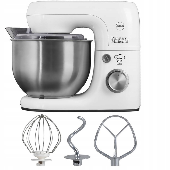 Robot kuchenny planetarny Eldom WRK1200 chefs 1500W biały