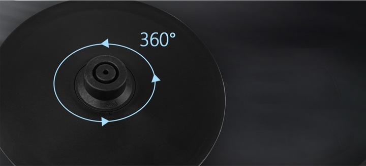 Czajnik elektryczny Aigostar Adam 2200 W 1,7 l czarny