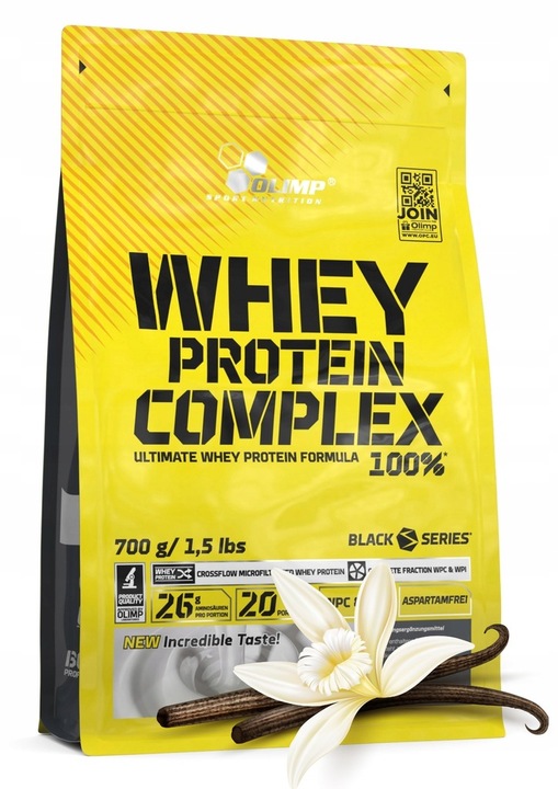 OLIMP WHEY PROTEIN COMPLEX 100% 700g BIAŁKO SERWATKOWE ODŻYWKA BIAŁKOWA
