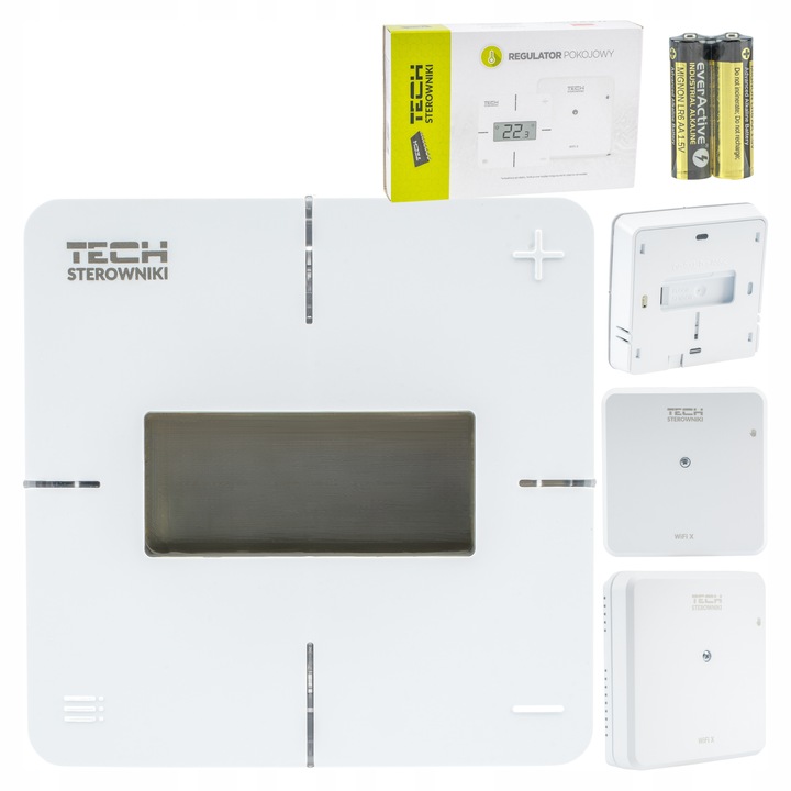 STEROWNIK REGULATOR TEMPERATURY BEZPRZEWODOWY POKOJOWY TECH T-2x Wi-Fi WIFI