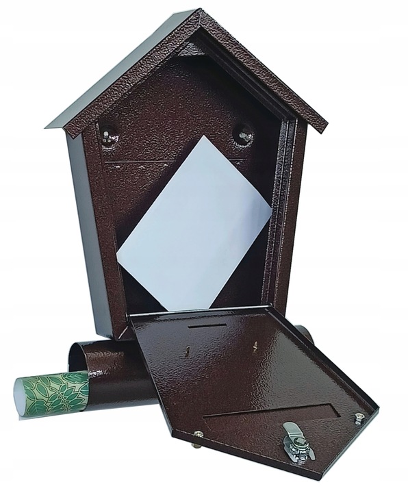 Skrzynka na listy T6/T - BRĄZOWY POLSKA SKRZYNKA POCZTOWA