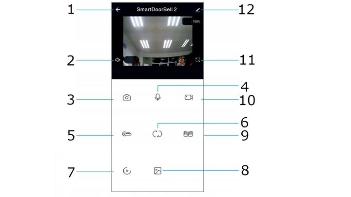 WIDEODOMOFON WiFi Domofon Full HD Czytnik BRELOKI Brama 7" + APLIKACJA TUYA