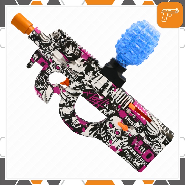 KARABIN NA KULKI ŻELOWE PISTOLET AUTOMATYCZNY DUŻY P90 + GRATIS 500 KULEK