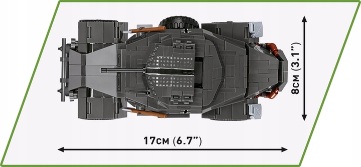 Klocki COBI 2657 Sd.Kfz.222 lekki pojazd niemiecki bojowy siły zwiadowcze