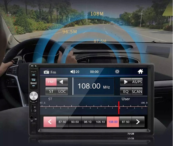 RADIO SAMOCHODOWE BLUETOOTH 2DIN 7 CALI Auta Samochodu KAMERA COFANIA