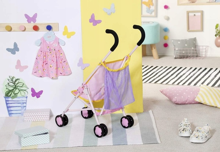 BABY born Wózek Spacerówka dla lalek z TORBĄ siatką składana 828663