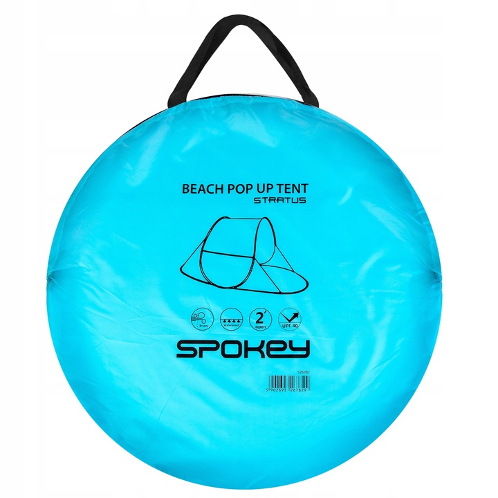 Parawan namiot plażowy samorozkładający pop-up Spokey STRATUS filtr UV