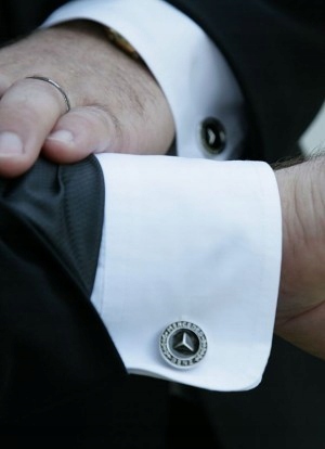 SPINKI DO MANKIETÓW, do koszuli, MERCEDES ORYGINAŁ