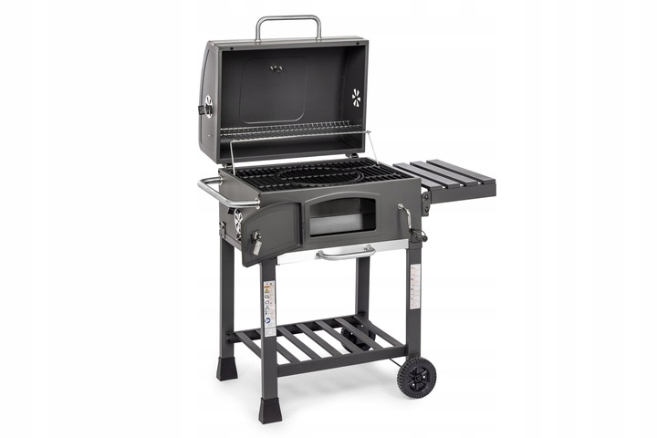 Grill Węglowy Activa Mastercook Angular Ruszt Żeliwny 57,5 x 42,0 cm