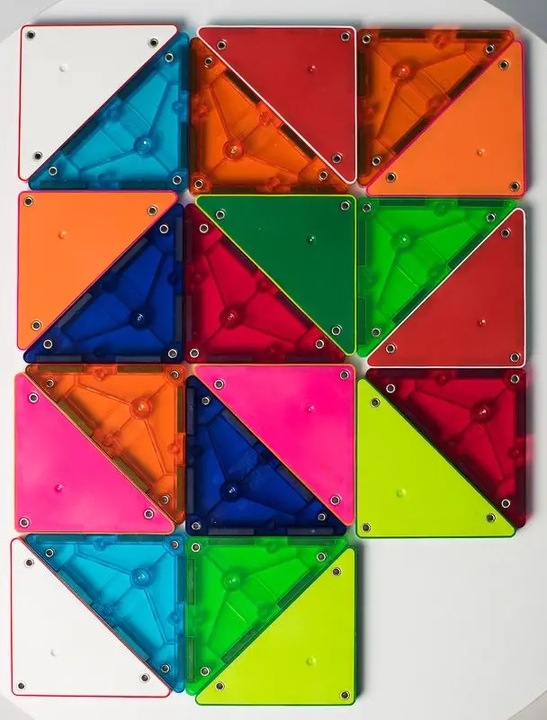 MAGNA TILES Klocki Magnetyczne Konstrukcyjne Classic 100 elementów