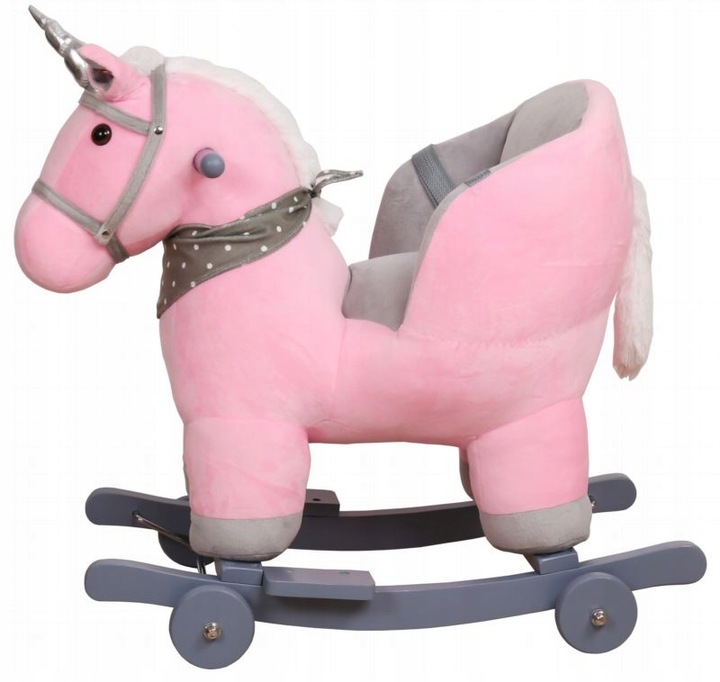 BUJAK KOŃ KONIK NA BIEGUNACH 2w1 JEŹDZIK DŹWIĘKI