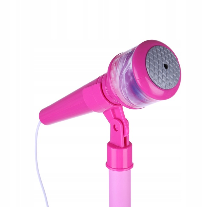 DUŻA GITARA ELEKTRYCZNA ZABAWKA MUZYCZNA DLA DZIECI MIKROFON +STATYW ZESTAW