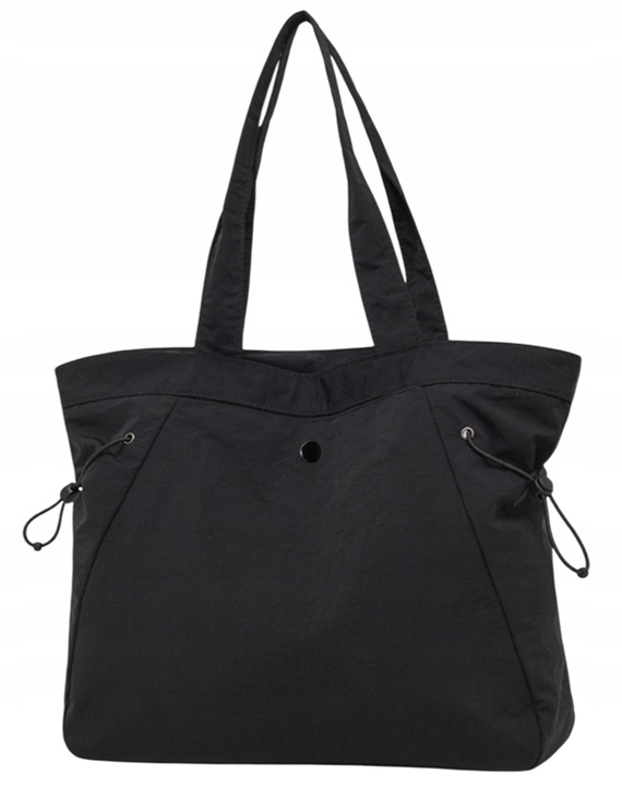 TORBA NA RAMIĘ DAMSKA CZARNA MIEJSKA NA ZAMEK PRAKTYCZNA POJEMNA LEKKA