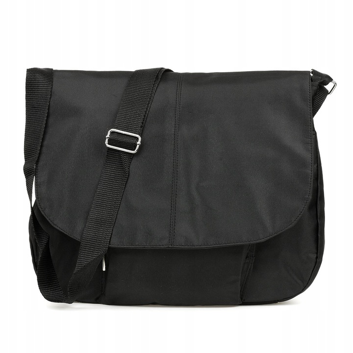 Damska Torebka lekka listonoszka materiałowa pojemna z klapą Beltimore A4