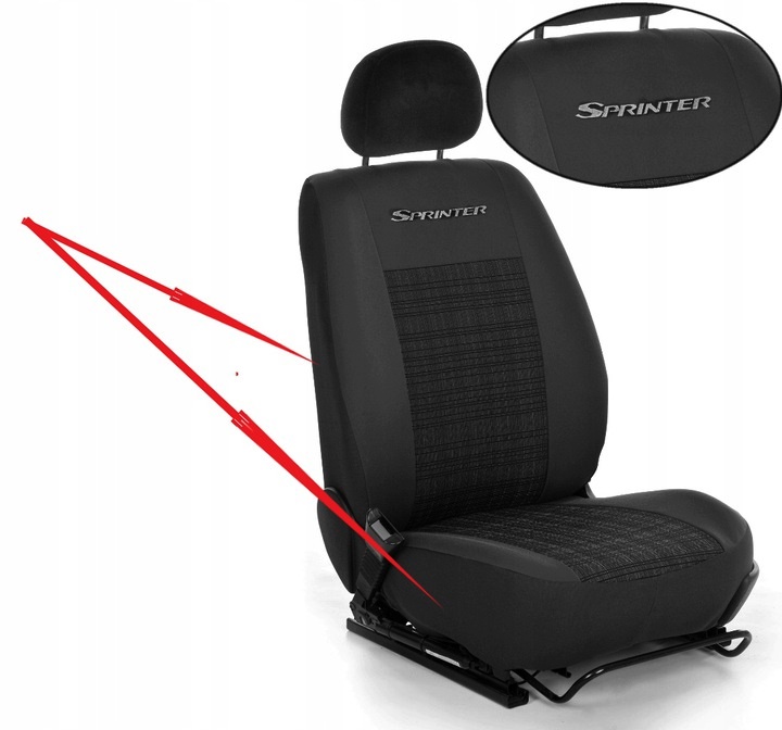 POKROWCE miarowe MERCEDES SPRINTER W906 VW CRAFTER 2006- 2017