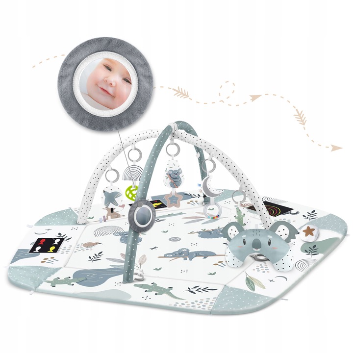 MATA EDUKACYJNA INTERAKTYWNA DWUSTRONNA SKŁADANA XXL 5w1 NUKIDO PODUSZKA