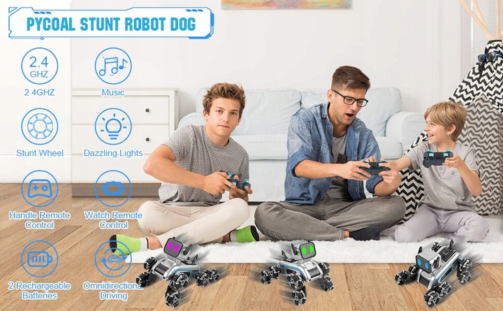 SAMOCHÓD ZDALNIE STEROWANY GESTAMI 2 PILOTY samochód PŁYWAJĄCY kaskaderski