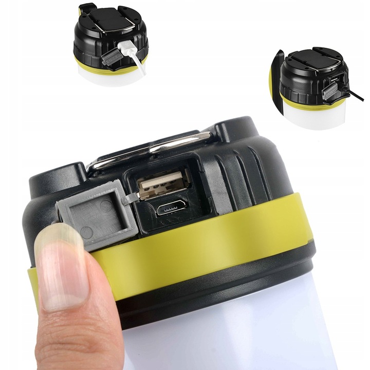 LATARKA LED KEMPINGOWA TURYSTYCZNA BIWAKOWA LAMPA PODRĘCZNA SZPERACZ