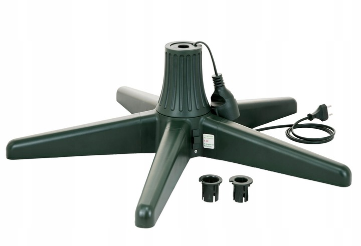 STOJAK POD CHOINKĘ SZTUCZNĄ OBROTOWY CHOINKOWY ZIELONY 360 STABILNY COIL