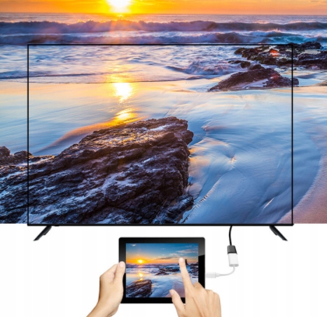 KABEL ADAPTER Przejściówka USB-C 3.1 DO HDMI 4K UHD MHL do Macbook Samsung