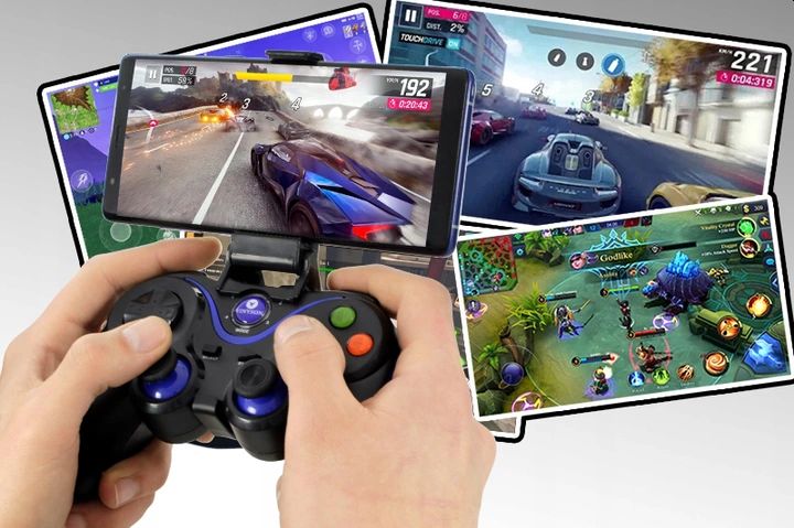 Bezprzewodowe Gogle VR +pad do grania mobilnego