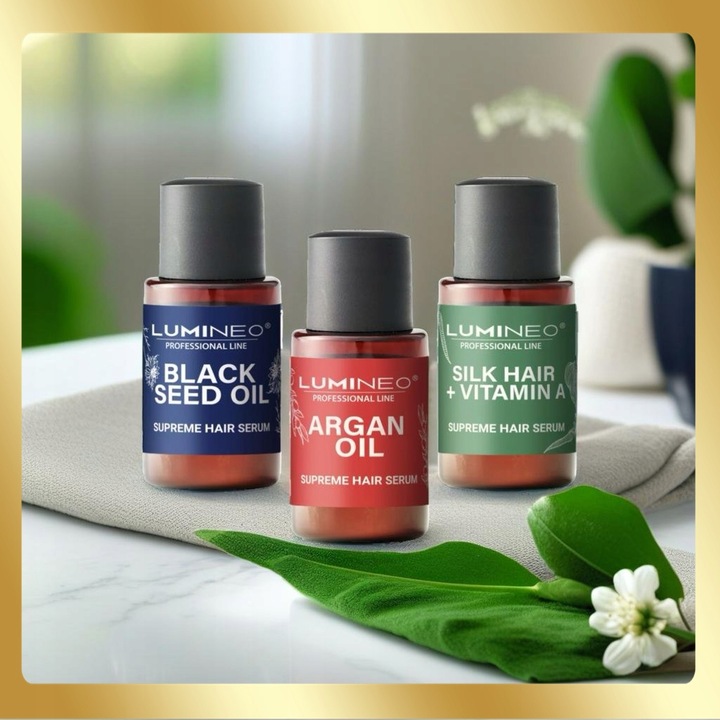 LUMINEO suszarka PRO do włosów 2400W 5w1 jonizacja dyfuzor olejków 3x serum