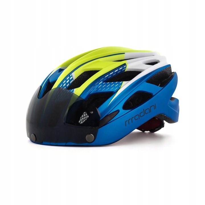 Kask rowerowy z szybą HT19 - madani