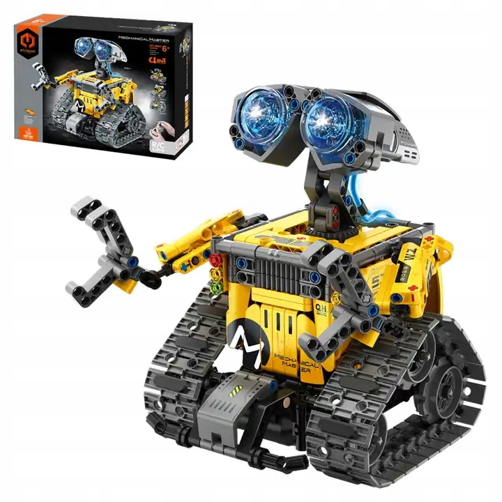 KLOCKI ROBOT ZDALNIE STEROWANY RC 4w1 DUŻY 672szt DO PROGRAMOWANIA