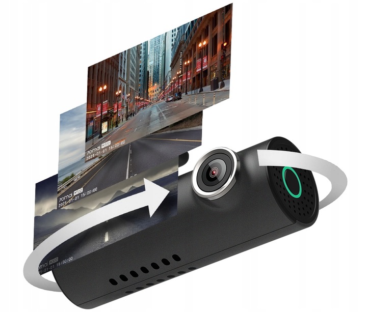 70mai M300 1296p język PL + UCHWYT NA LUSTERKO