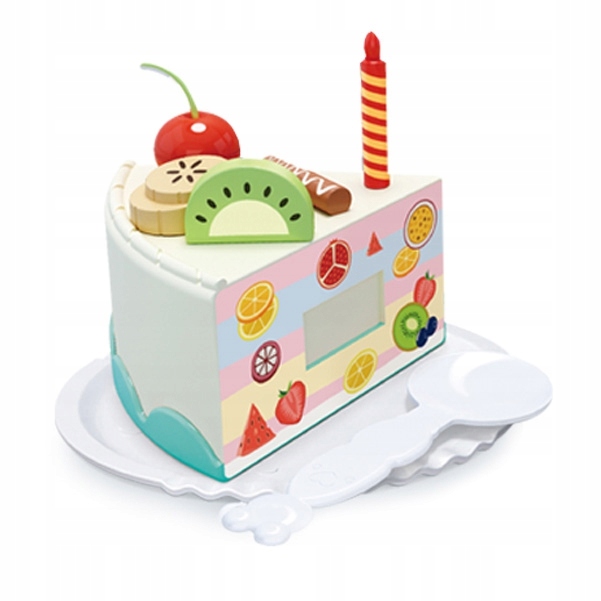 OGROMNY ZESTAW XL CUKIERNIA TORT URODZINOWY DO KROJENIA SŁODYCZE AGD 85EL.