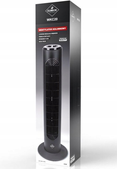 Wentylator KOLUMNOWY Stojący PODŁOGOWY ELDOM WKC20