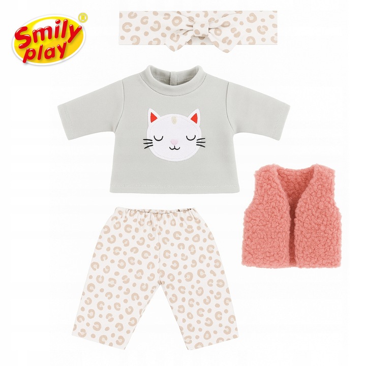 Lalka bobas duża 32 cm interaktywna śpiewa mówi 2 języki PL EN SMILY PLAY