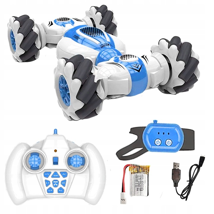 Samochód RC 4x4 drift auto zdalnie sterowane LED pilot gesty kaskaderskie