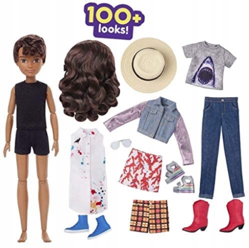 LALKA + AKCESORIA CREATABLE WORLD STWÓRZ LALKĘ od MATTEL GGT68